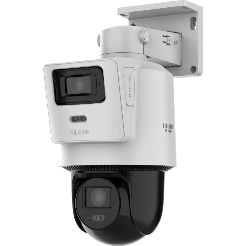 HiLook PTZ-N2D400M-DE/14 4MP 2.8/8mm H.265+ Çift Lensli Akıllı Mini PTZ IP Güv. Kam.