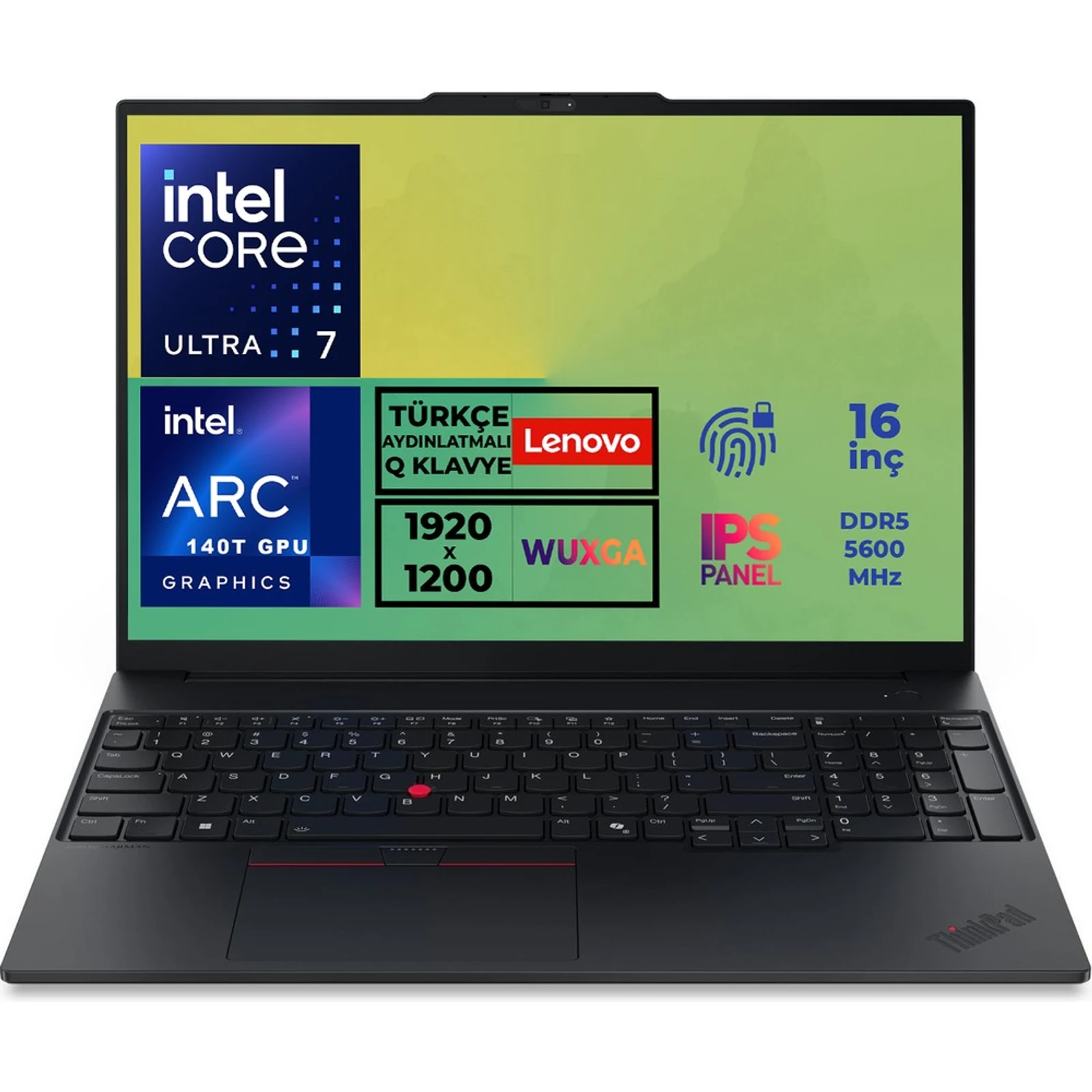 Lenovo E16 21SR006RTX Ultra 7-255H 16GB 512GB 16" DOS