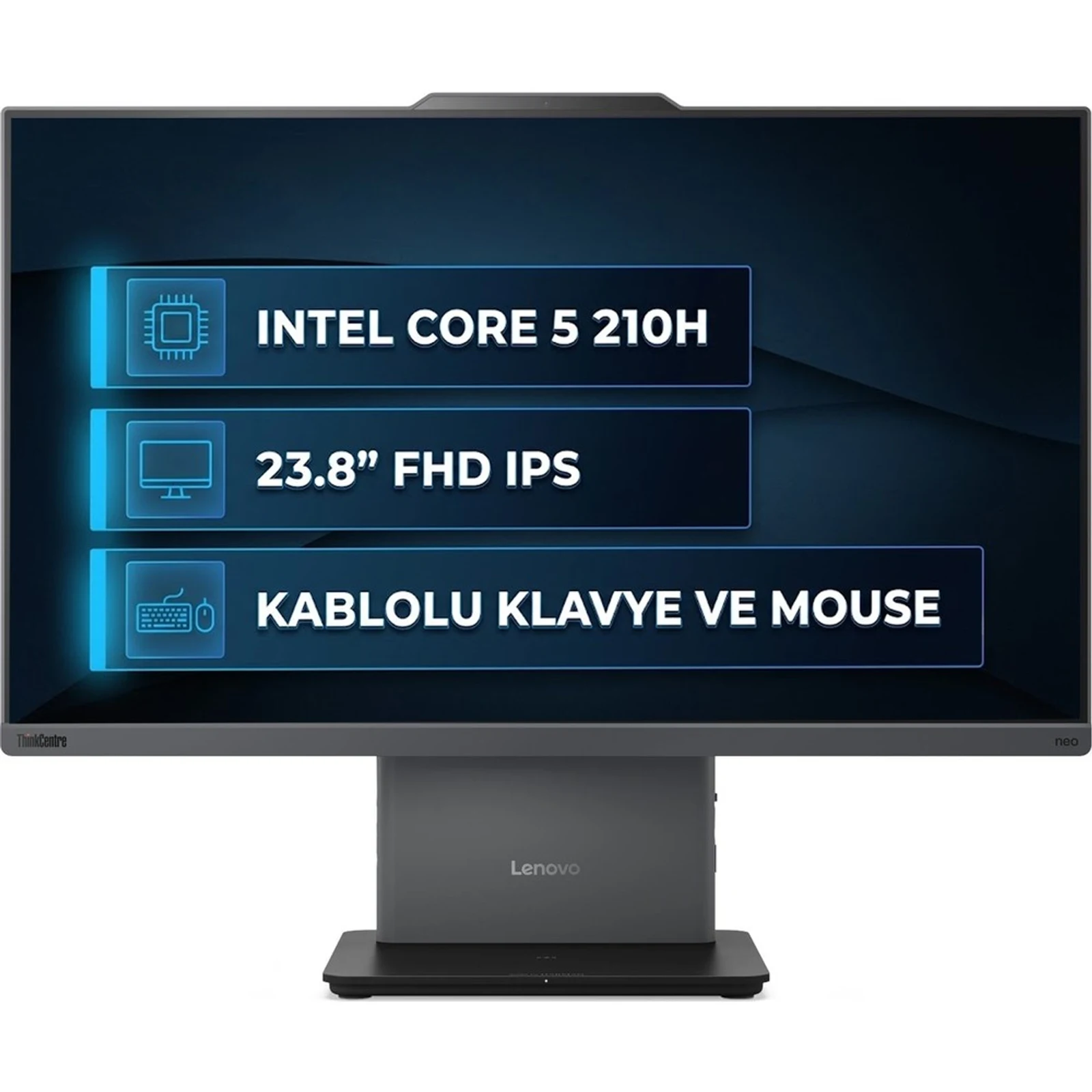 Lenovo Neo 50a 12SC004GTR Core 5-210H 16GB 512GB 23.8" DOS
