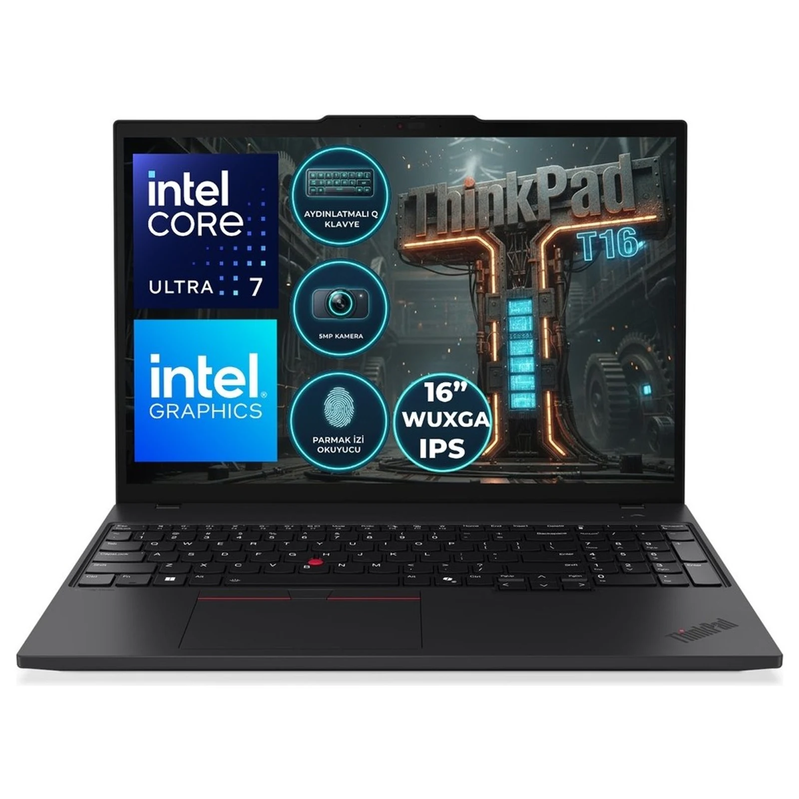 Lenovo Thinkpad T16 Gen4 21QFS2PD00 Gen4 Ultra 7-255U 32GB 1TB 16" DOS