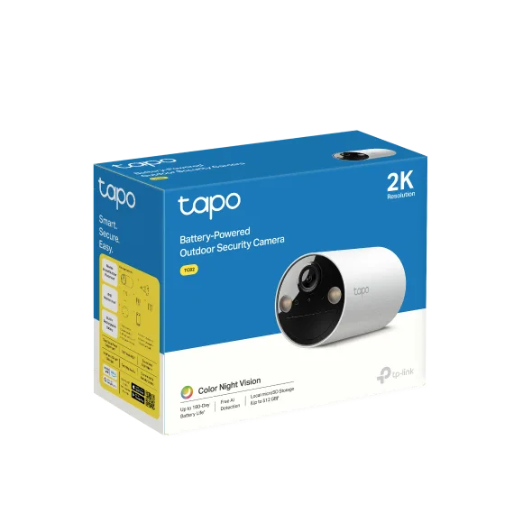 TP-Link TAPO TC82 KIT Güneş Enerjili 2K Dış Mekan Güvenlik Kamerası